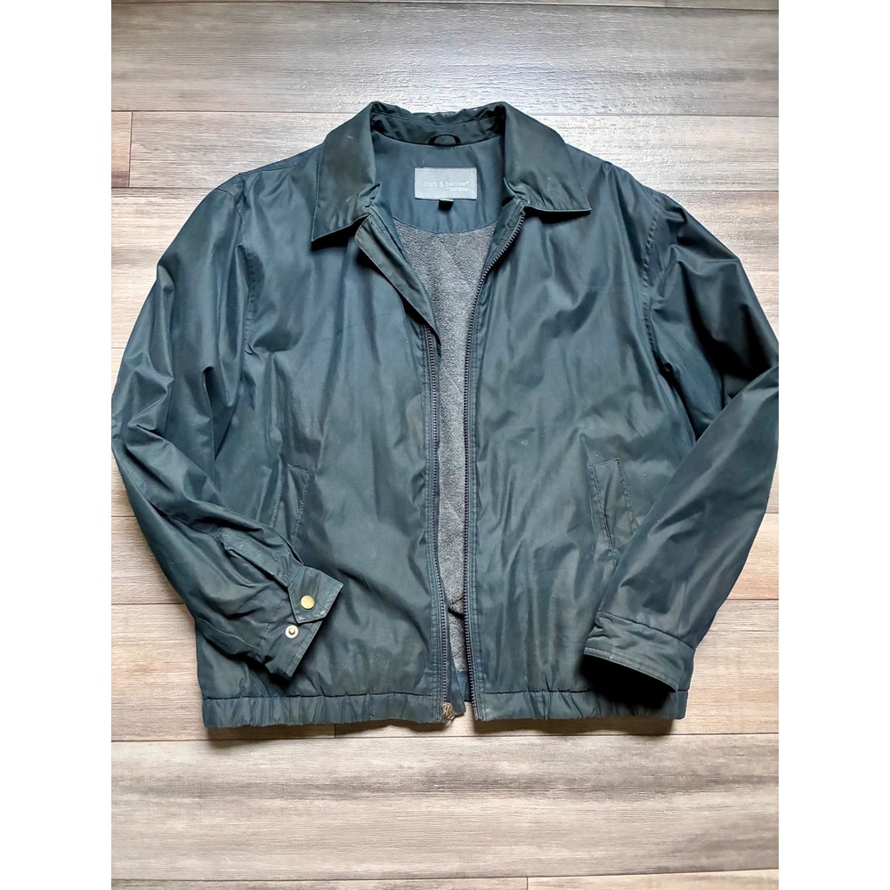 Farm Worn Utility Fleece Lined Jacket Dark Gray Women Medium